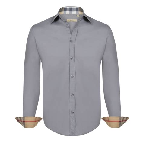 mens burberry slim fit shirt|burberry men's shirts on sale.